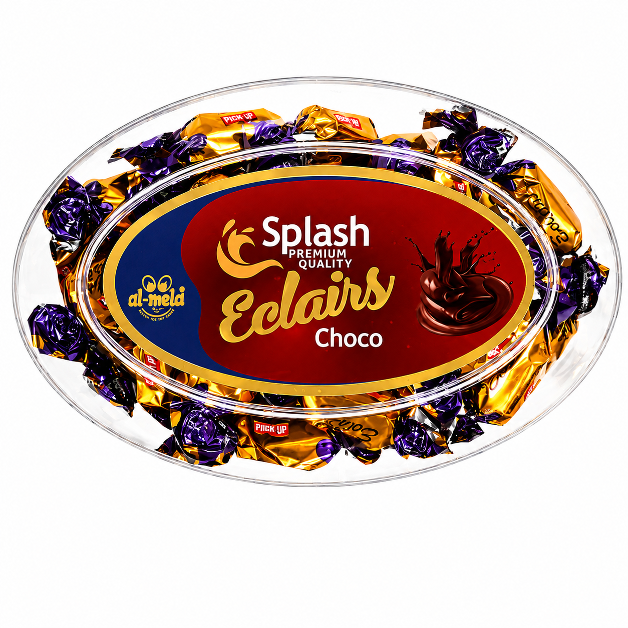 Splash Liquid Center Cocoa Eclairs